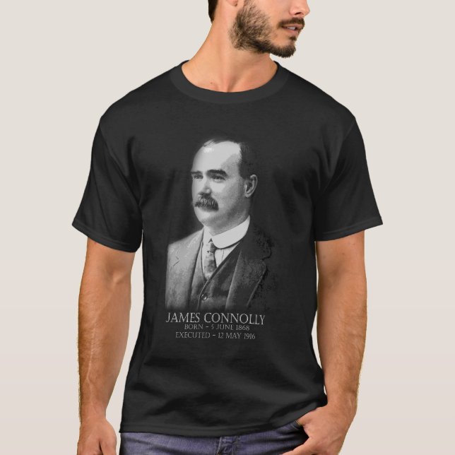 T-shirt James Connolly Pâques 1916 Républicain irlandais (Devant)