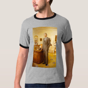 T-shirt James Earl Carter peint le portrait du président a