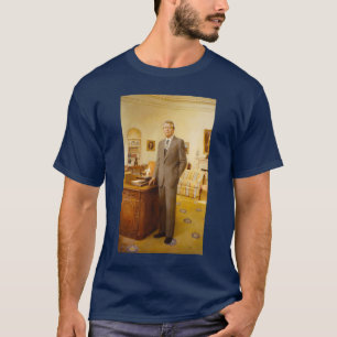 T-shirt James Earl Carter peint le portrait du président a