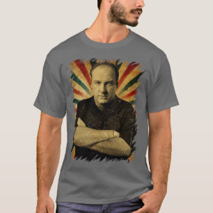 T-shirt James Gandolfini Photo Amusement Art Vintage Esthé