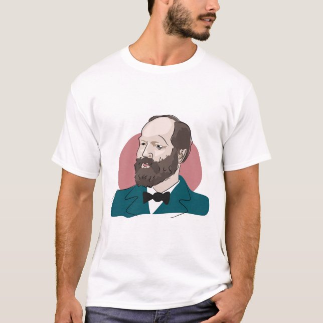 T-shirt James Garfield (Devant)
