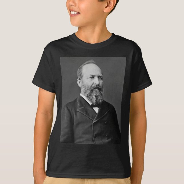 T-shirt James Garfield 20e Président (Devant)