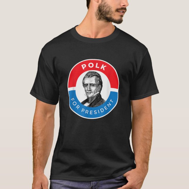 T-shirt James K Polk (Devant)