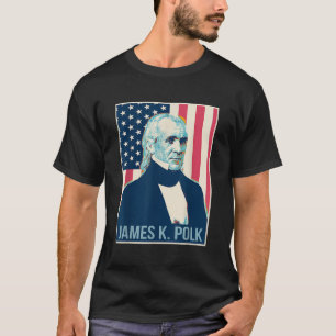 T-shirt James K Polk, président des États-Unis