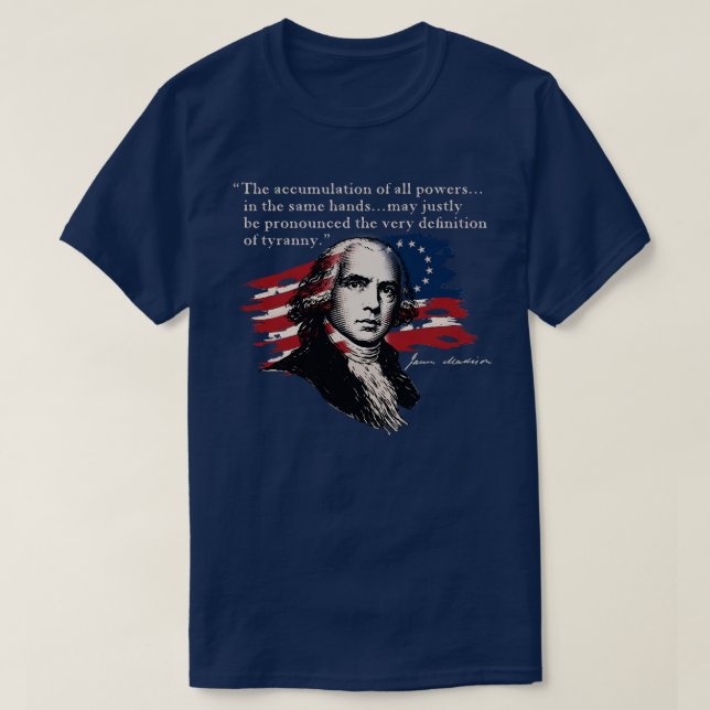 T-shirt James Madison (Design devant)