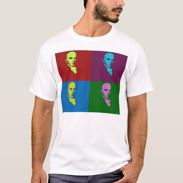 T-shirt James Madison PopArt (Devant)