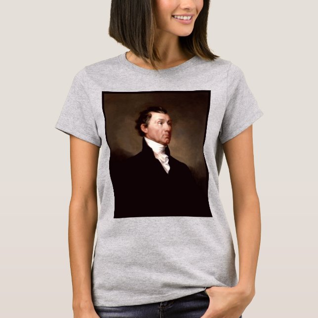 T-shirt James Monroe Portrait, président des premiers État (Devant)