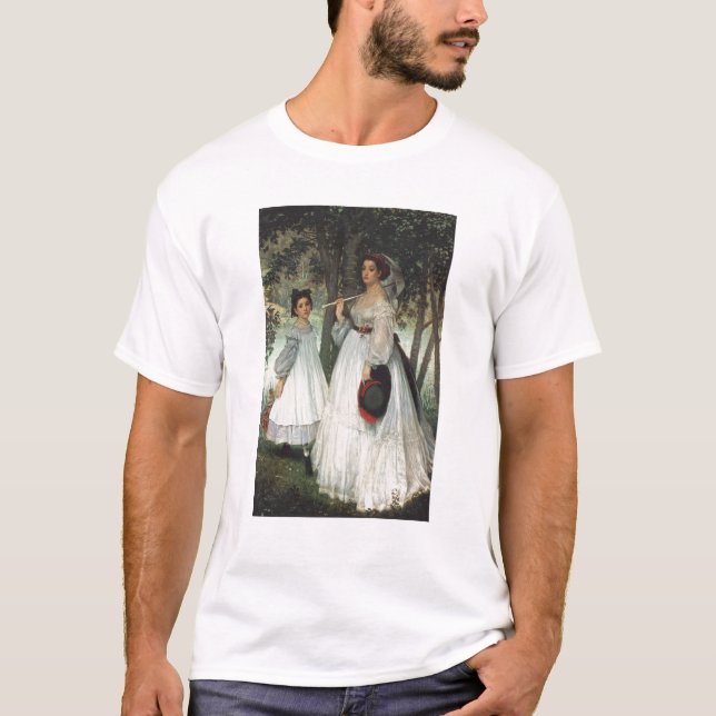 T-shirt James Tissot | les deux soeurs : Portrait, 1863 (Devant)
