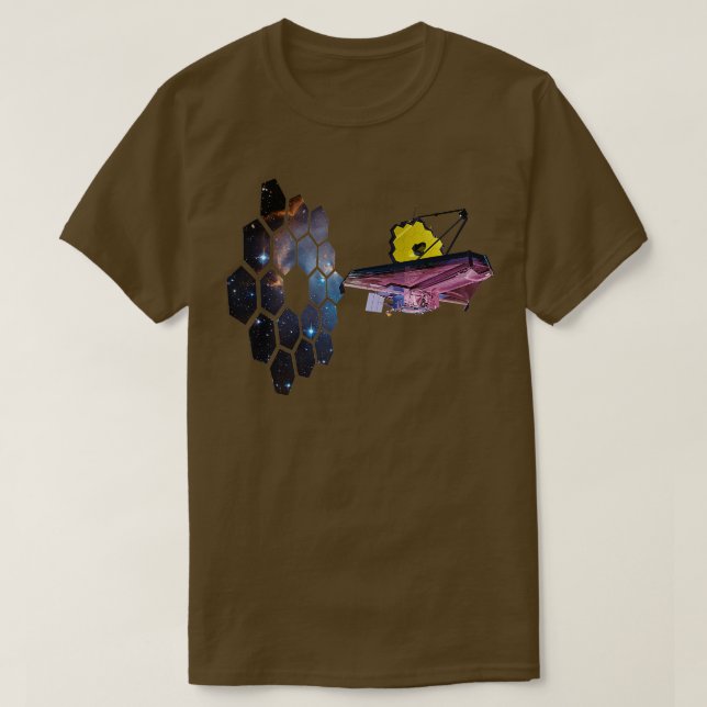 T-shirt James Webb Elescope spatial JWS (Design devant)
