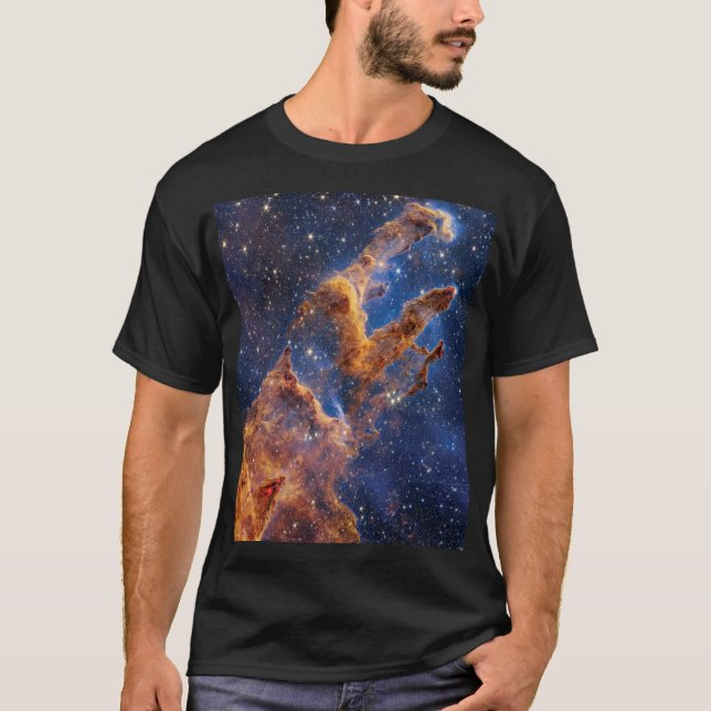 T-shirt James Webb Telescope Piliers de création (Devant)