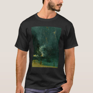 T-shirt James Whistler - Nocturne en noir et or