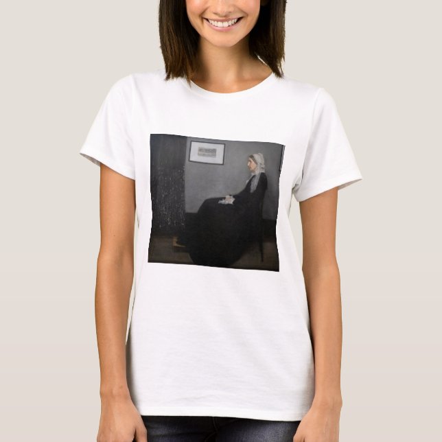T-shirt James Whistler - Portrait de la mère de l'artiste (Devant)