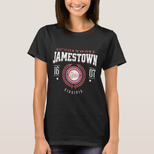 T-shirt Jamestown Virginia Colony Rustic Souvenir Revoluti