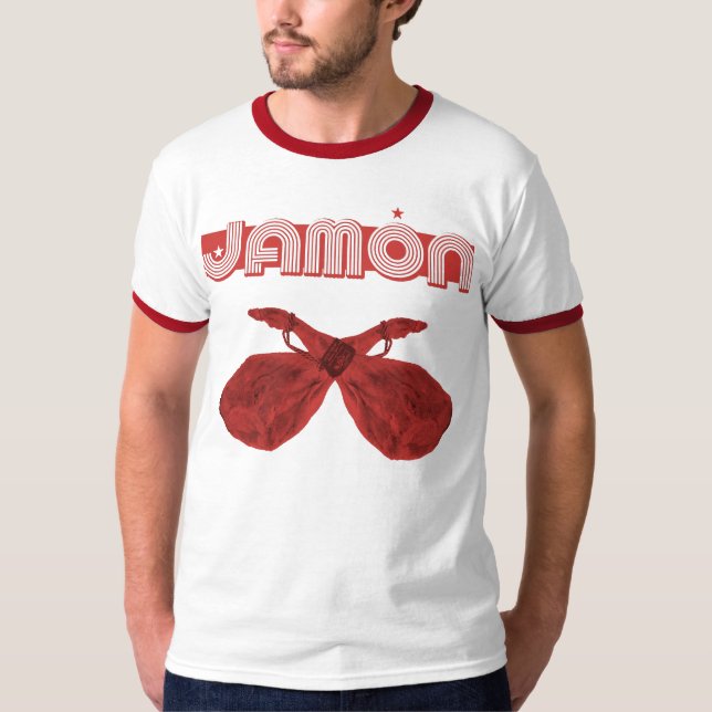 T-shirt jamon du jamon o (Devant)