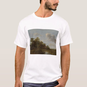T-shirt Jan Vermeer van Haarlem, Paysage avec une ferme