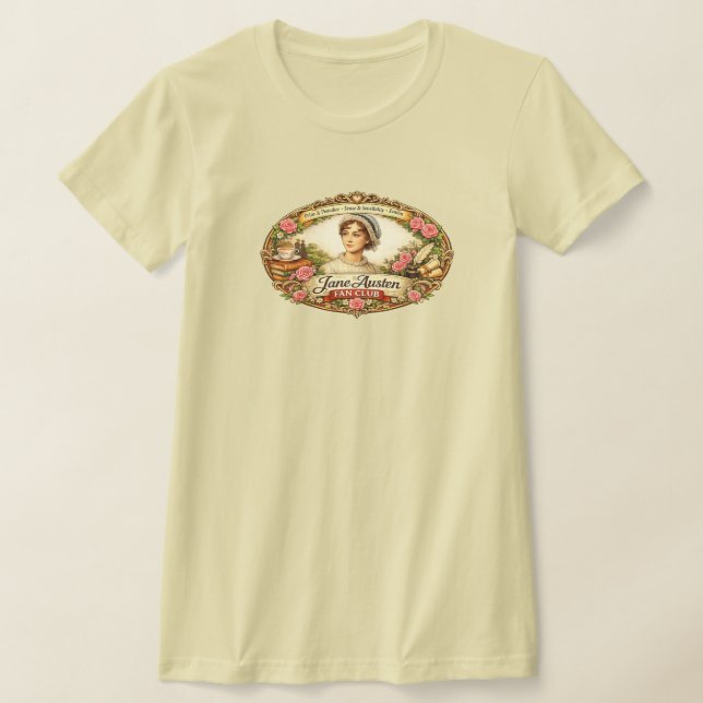T-shirt Jane Austen Fan club (Poser)