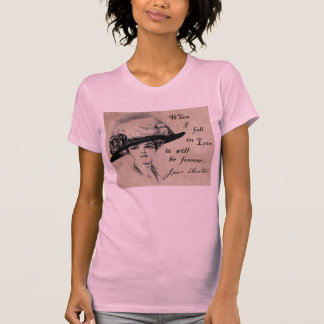 T-shirt Jane Austen : Pour toujours