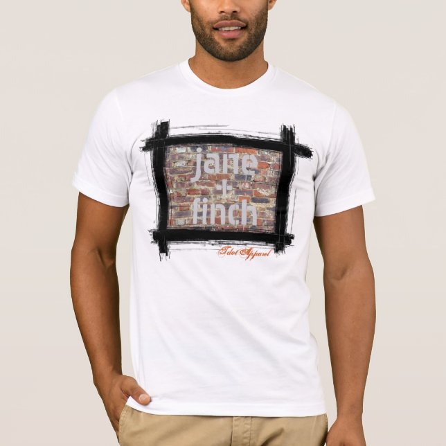 T-shirt Jane et pinson (brique) (Devant)