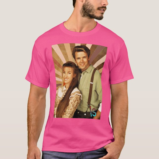 T-shirt Jane Seymour John Schneider (Devant)