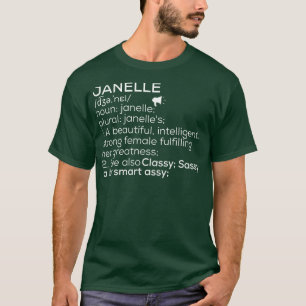 T-shirt Janelle Nom Janelle Définition Janelle Femme Nam