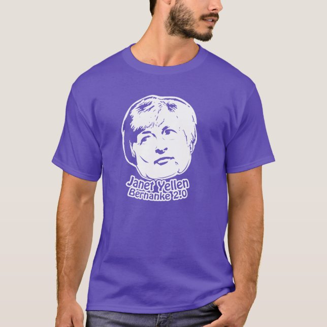 T-shirt Janet Yellen - Bernanke 2,0 (Devant)