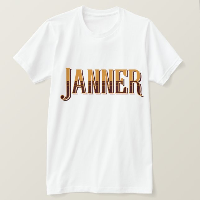 T-shirt Janner Devon Dialect Slang (Design devant)