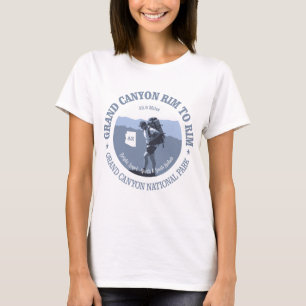T-shirt Jante de canyon grand pour border la traînée (BG