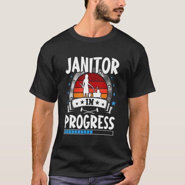 T-shirt Janvier En Cours Étudiant En Formation (Devant)
