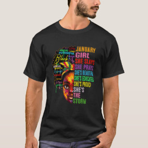 T-shirt Janvier Fille Elle Étouffe & Prie Janvier Annivers