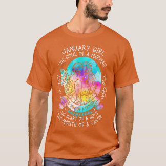 T-shirt Janvier Fille L'Âme D'Une Sirène