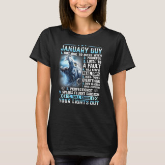 T-shirt Janvier Guy Pas Un Avec Qui Mess