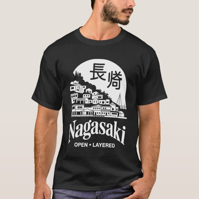 T-shirt Japan city Nagasaki (Devant)