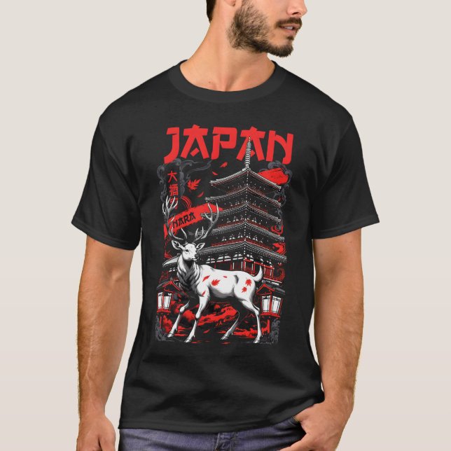 T-shirt Japan city Nara (Devant)