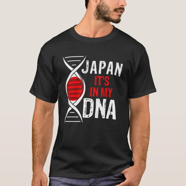 T-shirt Japan It s In My DNA Proud Japanese Japan Flag (Devant)