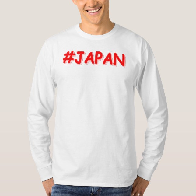 T-shirt "#JAPAN" Joli Design. Commandez dès maintenant  (Devant)