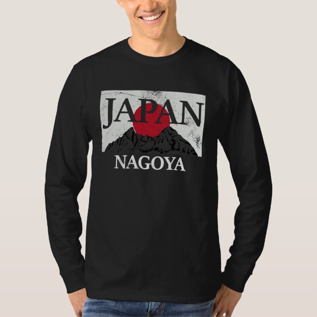 T-shirt Japan Nagoya Fuji San Flag (Devant)