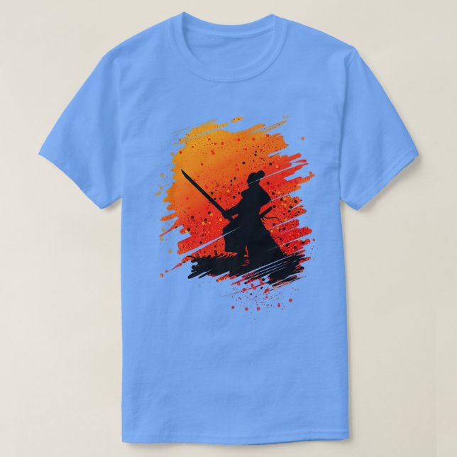 T-shirt Japan Samurai Samurai Sword  (Design devant)