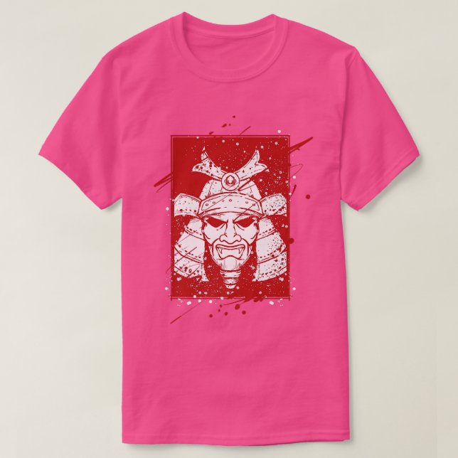 T-shirt Japan Samurai Warrior  (Design devant)
