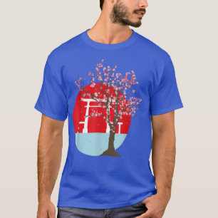 T-shirt Japanese Aesthetic Pink Flower Sakura Japan Cherry