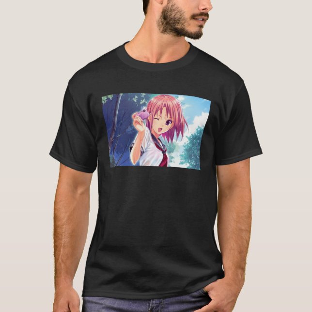 T-shirt Japanese Anime Hentai Japan Pop Culture Manga Draw (Devant)