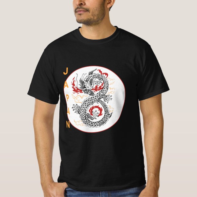 T-shirt Japanese Dragon (Devant)
