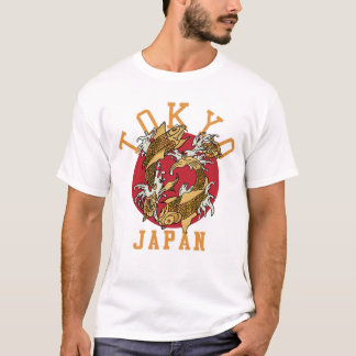 T-shirt Japanese Koi Fish Tokyo