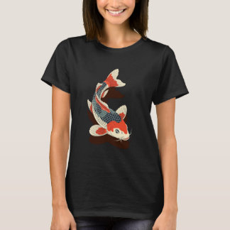 T-shirt Japanese Koi Fish Ukiyo-e & Irezumi Tattoo Art Zen