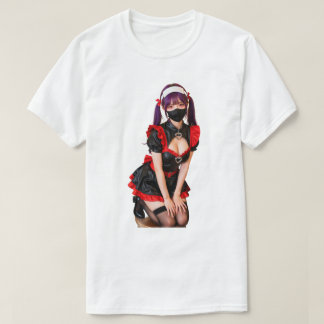T-shirt Japanese Maid Cafe Culture
