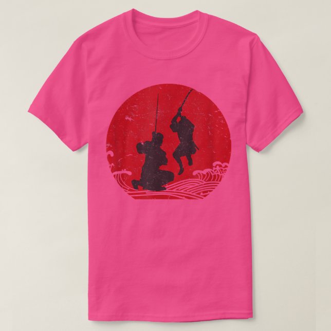 T-shirt Japanese Samurai Warriors  (Design devant)