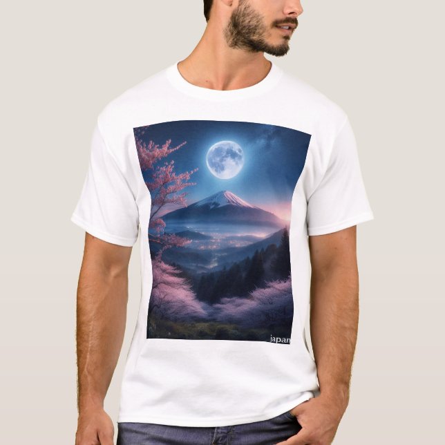T-shirt Japanese Traditional Cool Beautiful  (Devant)