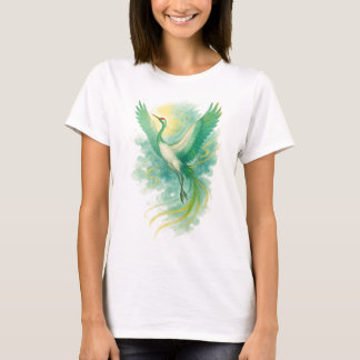 T-shirt 【Japanese Watercolor Phoenix T-Shirt】