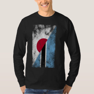 T-shirt Japon Botswana Drapeaux - Japonais Motswana
