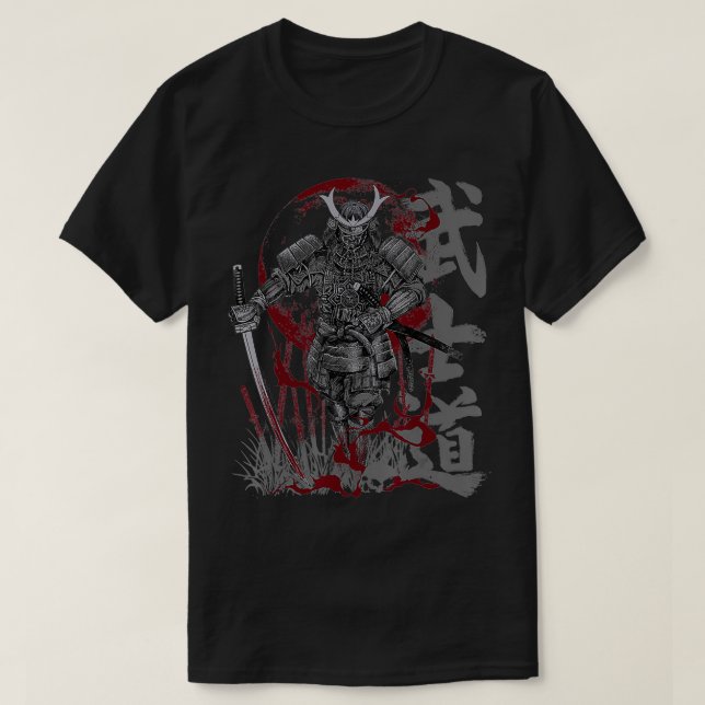 T-shirt Japon chasseur Japonais Samurai (Design devant)