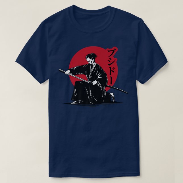 T-shirt Japon Culture Art Samurais Japonais Esthétique   (Design devant)